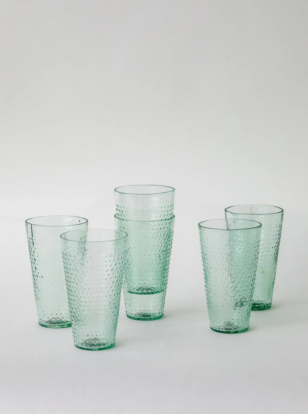 Hobnail Tall Glass | House of Jade Home