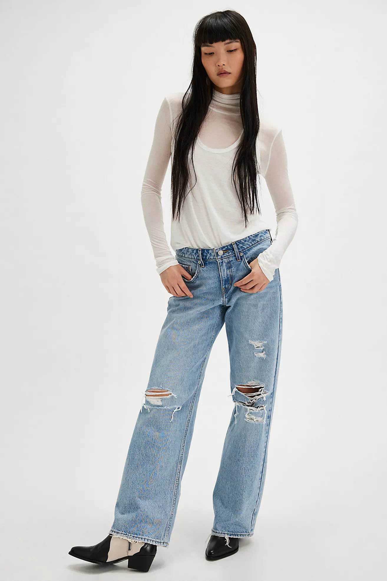 Levi's Low Loose Jeans | Free People (Global - UK&FR Excluded)