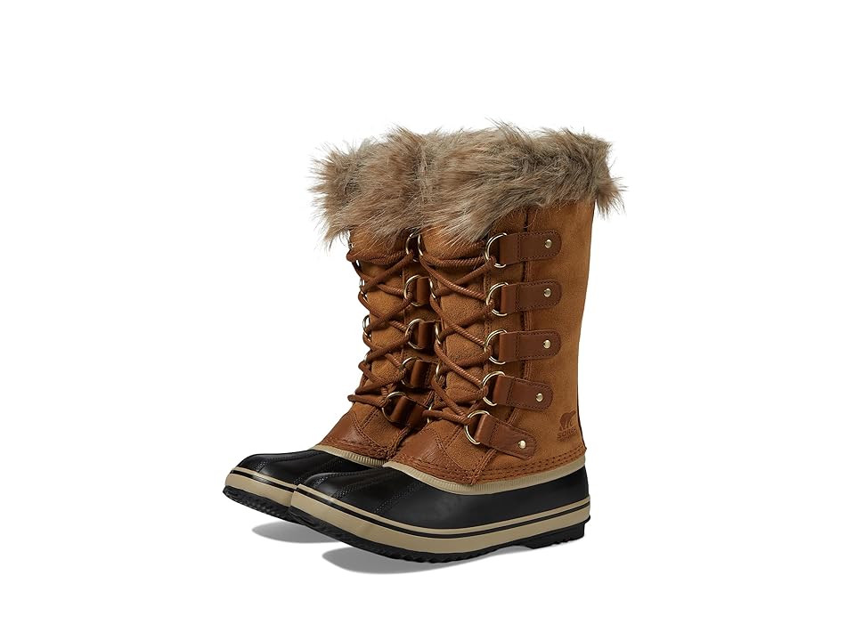 SOREL Joan Of Arctictm Waterproof Women's Snow Shoes Camel Brown/Black : 10 B - Medium, Rubber/Suede/Textile | Zappos