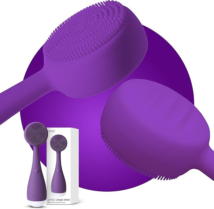 PMD Clean Mini - Smart Facial Cleansing Device with Silicone Brush & Anti-Aging Massager - Waterp... | Amazon (US)