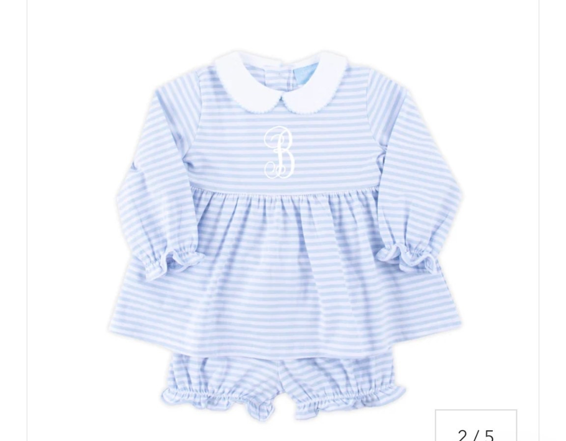 Such a sweet little knit bloomer set!