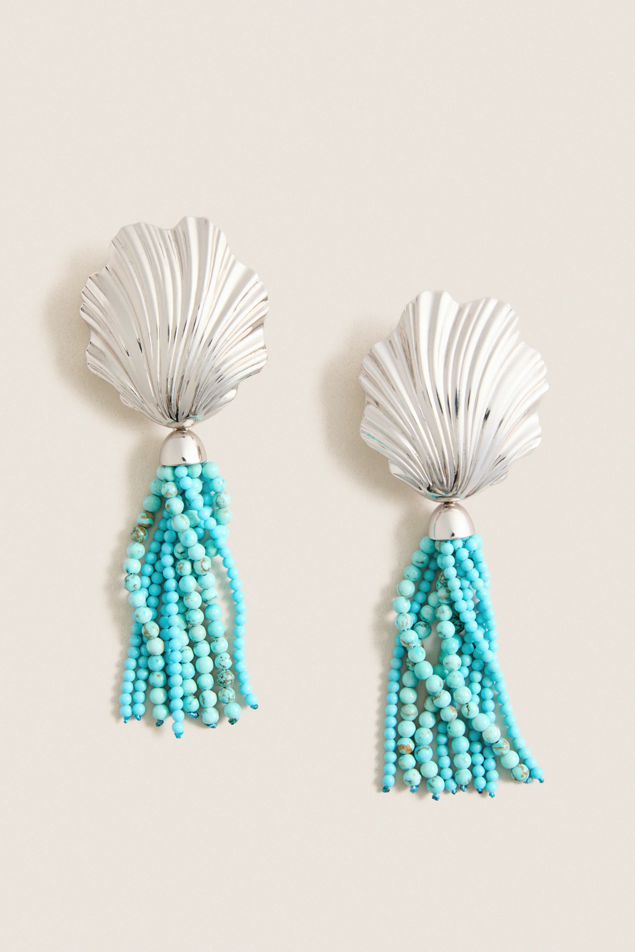 Silver and Turquoise Aria Earrings | Tuckernuck (US)