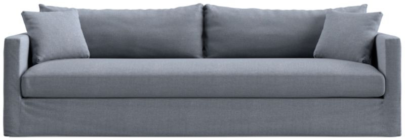 Willow II 103" Slipcovered Bench Grande Sofa + Reviews | Crate & Barrel | Crate & Barrel