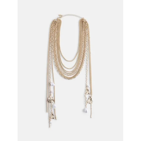 Scoop Multi-Strand Layered Necklace, Gold-Tone | Walmart (US)
