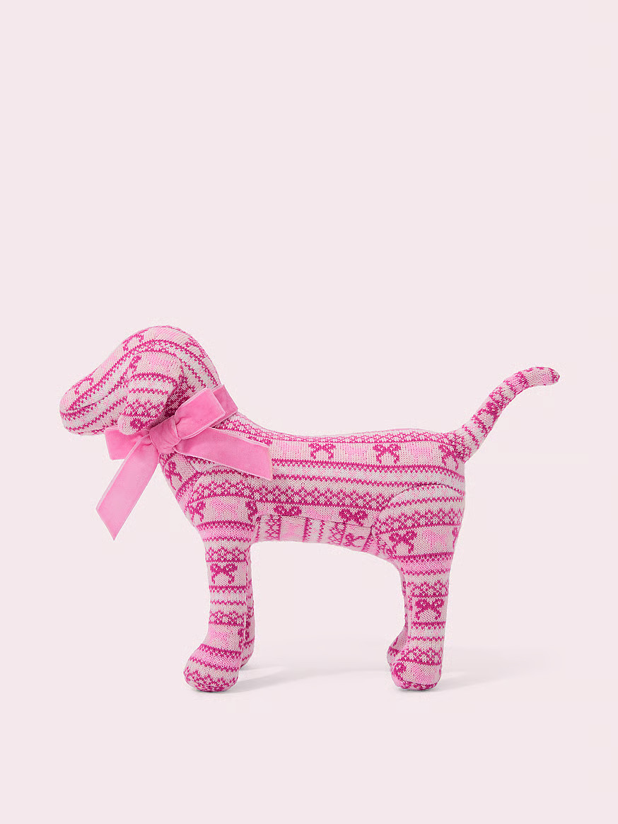 Buy PINK x LoveShackFancy Medium Dog, Pretty Fairisle - Order Toys & Games online - PINK US | Victoria's Secret (US / CA )