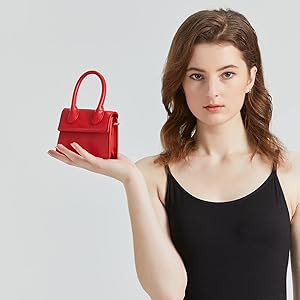 CATMICOO Mini Purse for Women, Mini Bag with Crocodile Pattern | Amazon (US)