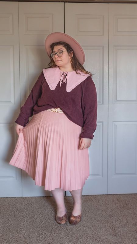 Plus size pink and purple outfit

#LTKcurves #LTKstyletip