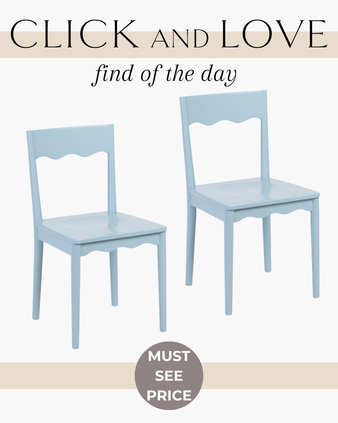 Must see to believe! This scalloped dining room chair is only $100 a piece. Such a fun design and color to add to your eating area! 🪑

Dining Room inspiration, Kitchen table home decor ideas, Home decor, dining chair, blue and white decor, modern dining room, dining chairs, grandmillennial finds, coastal decor, grandmillennial furniture, under $100, beach decor, light blue chair, accent chair, Marshall’s finds, designer look for less 

#LTKStyleTip #LTKFindsUnder100 #LTKHome