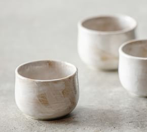 Fortessa Cloud Terre No. 2 Stoneware Espresso Cups - Set of 4 | Pottery Barn (US)