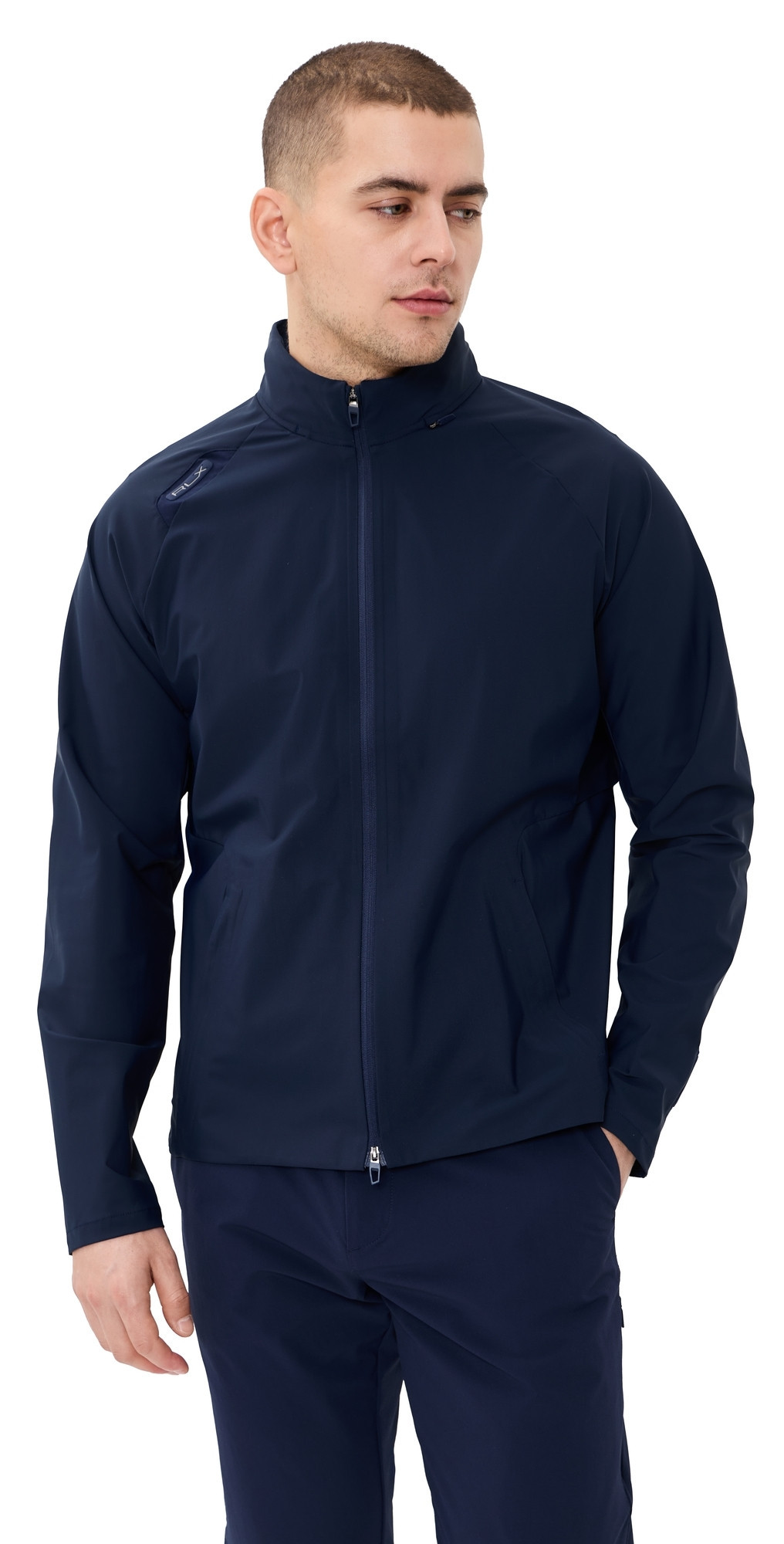 RLX Ralph Lauren Lightweight Tech Zip Jacket Refined Navy XL | Shopbop