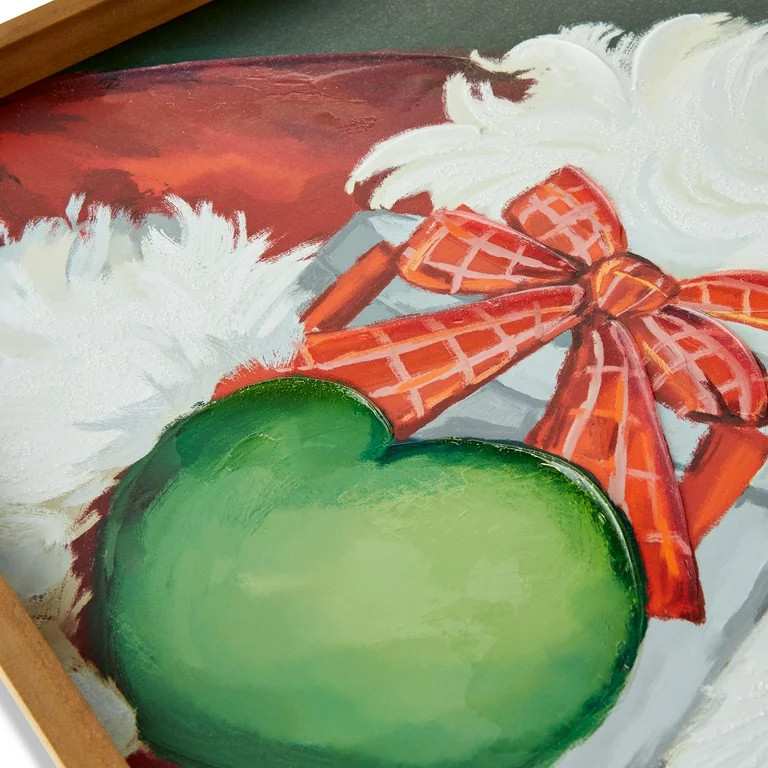 Jolly Santa Claus Christmas Wall Art , 22 in x 22 in, by Holiday Time - Walmart.com | Walmart (US)