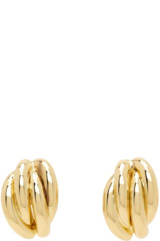Gold Knot Earrings | SSENSE