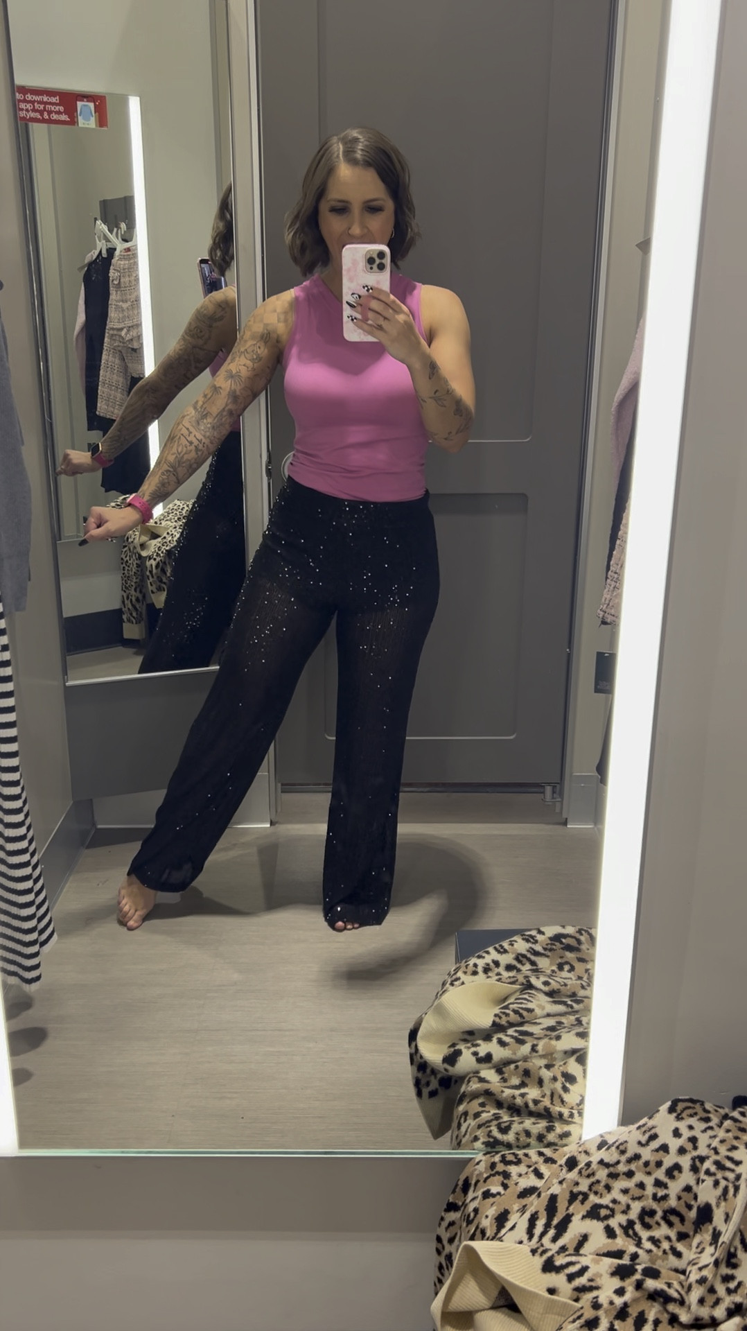 Fun holiday or birthday pants! I’m wearing a small but need a medium for the booty for the shorts lining  

#LTKFindsUnder50 #LTKParties #LTKHoliday