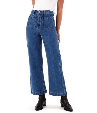 Rolla's Sailor Rigid Denim High Rise Wide Leg Jeans | Dillard's | Dillard's