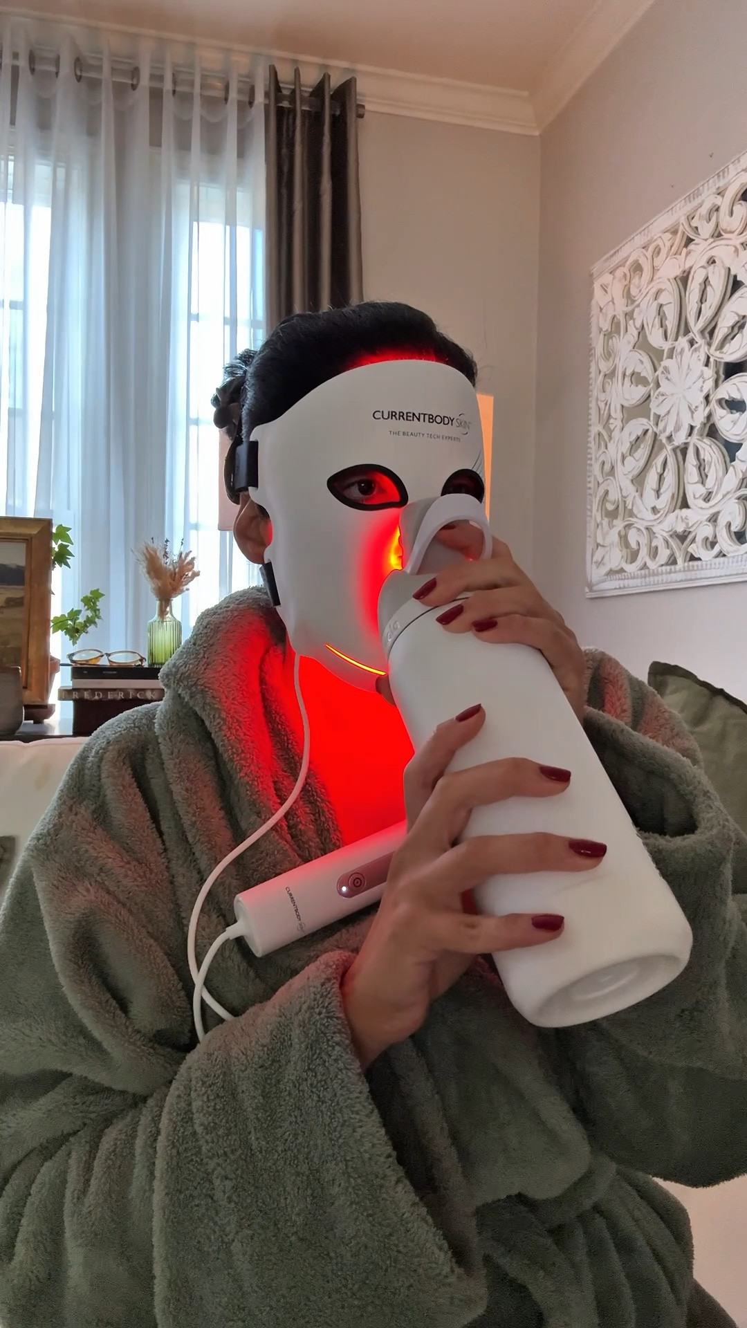 My CurrentBody red light therapy mask has been part of my morning routine for years, and it’s still one of my top wellness gift ideas for her this season. I wear it while doing my little morning tasks, and it helps with inflammation, collagen support, skin texture, and overall glow. If you’re building a beauty routine or searching for a thoughtful holiday gift, this is such a good one.

✨ Use code SARV for 10% off
Perfect for holiday gift guides, self-care gifts, and anyone who loves beauty tech.

#currentbody #currentbodymask #redlighttherapy #beautydevice #holidaygiftguide #giftideasforher #selfcaregifts #glowingskin #wellnesstools #skincaredevices #ltkbeauty #ltkwellness #antiagingroutine 

#LTKHoliday #LTKBeauty #LTKGiftGuide