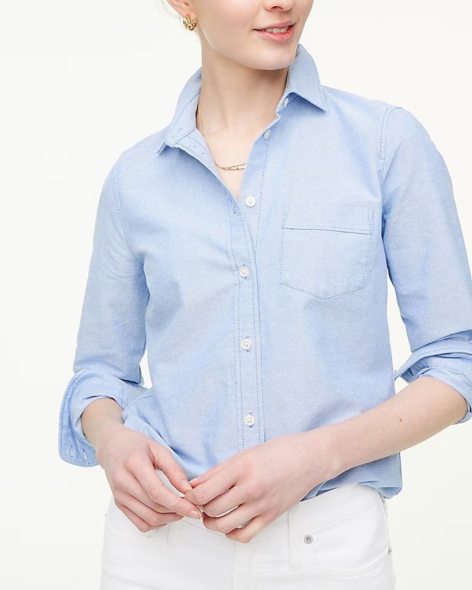 Button-up oxford shirt in signature fit | J.Crew Factory