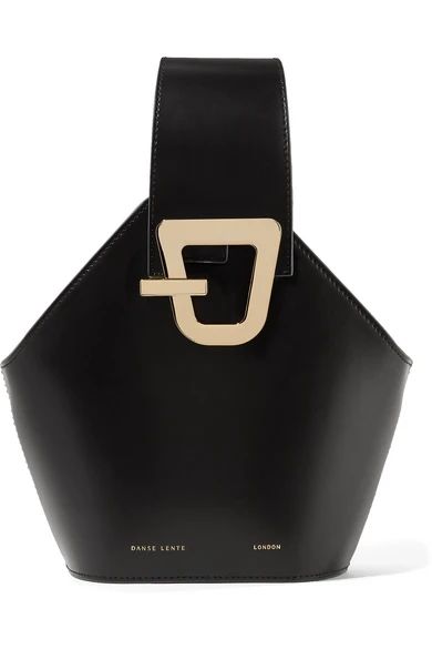 Danse Lente - Johnny Mini Leather Bucket Bag - Black | NET-A-PORTER (US)