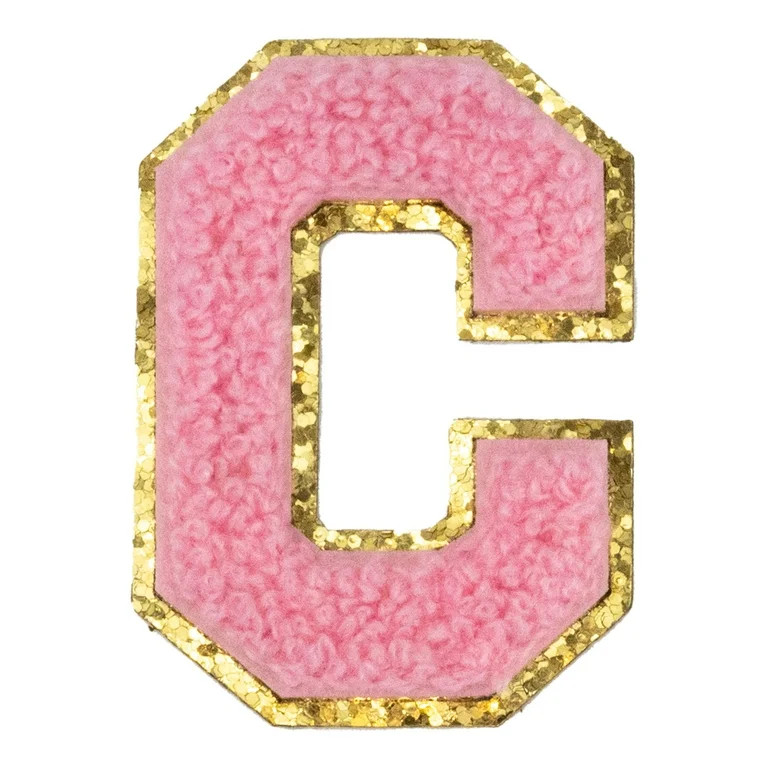 Hello Hobby Chenille C Pink Patch | Walmart (US)