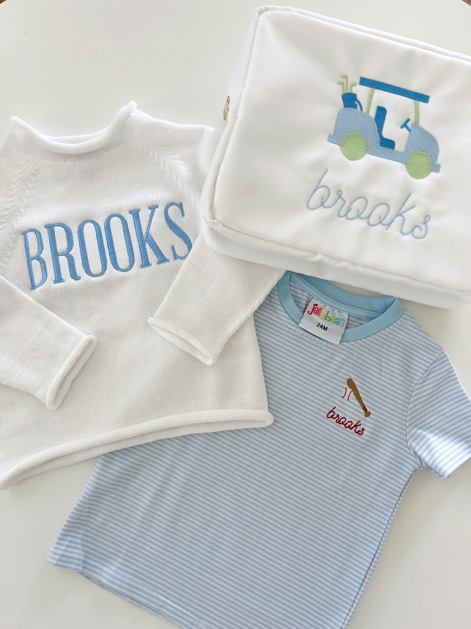 Rainey Laine has the sweetest monogram pieces for your little ones! 💙

#LTKKids #LTKFamily #LTKBaby