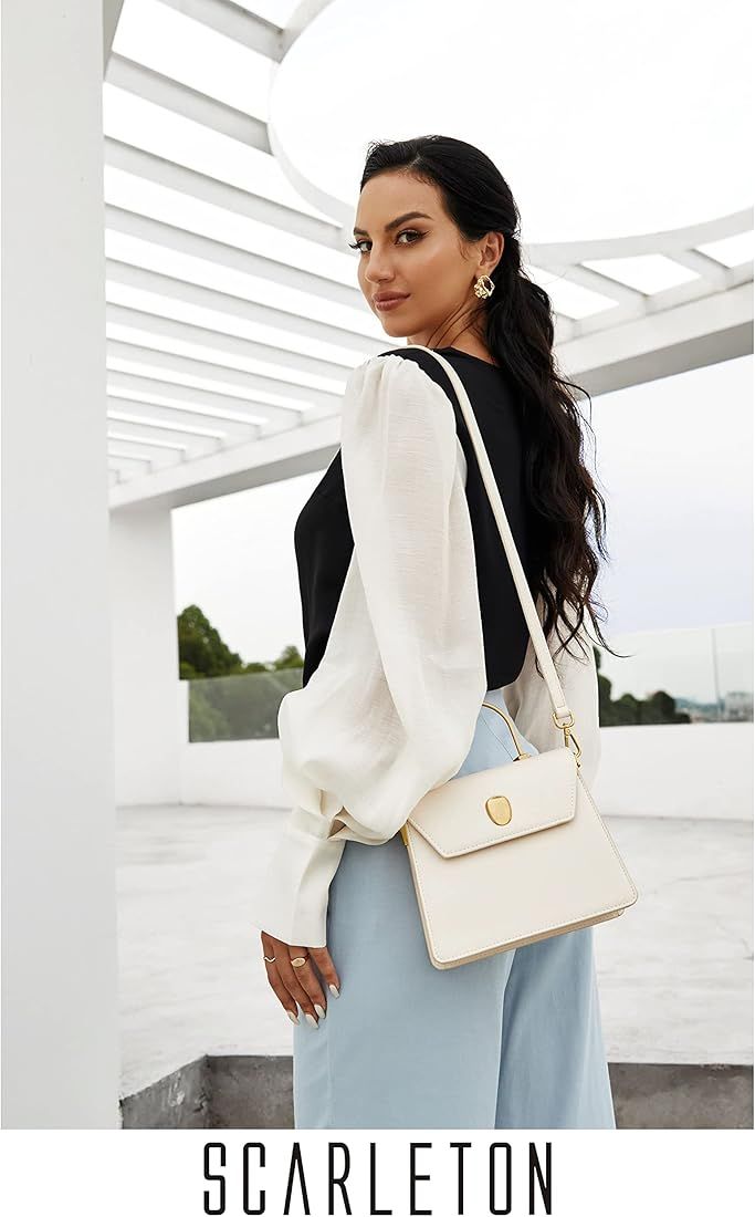 SCARLETON Top Handle Purses for Women, Satchel Shoulder Bag Purse, Crossbody Bags for Women, Handbag | Amazon (US)