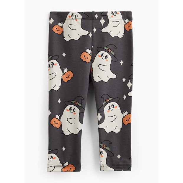 Buy Black Halloween Print Leggings 9-12 months | Baby fancy dress costumes | Tu | Tu Clothing