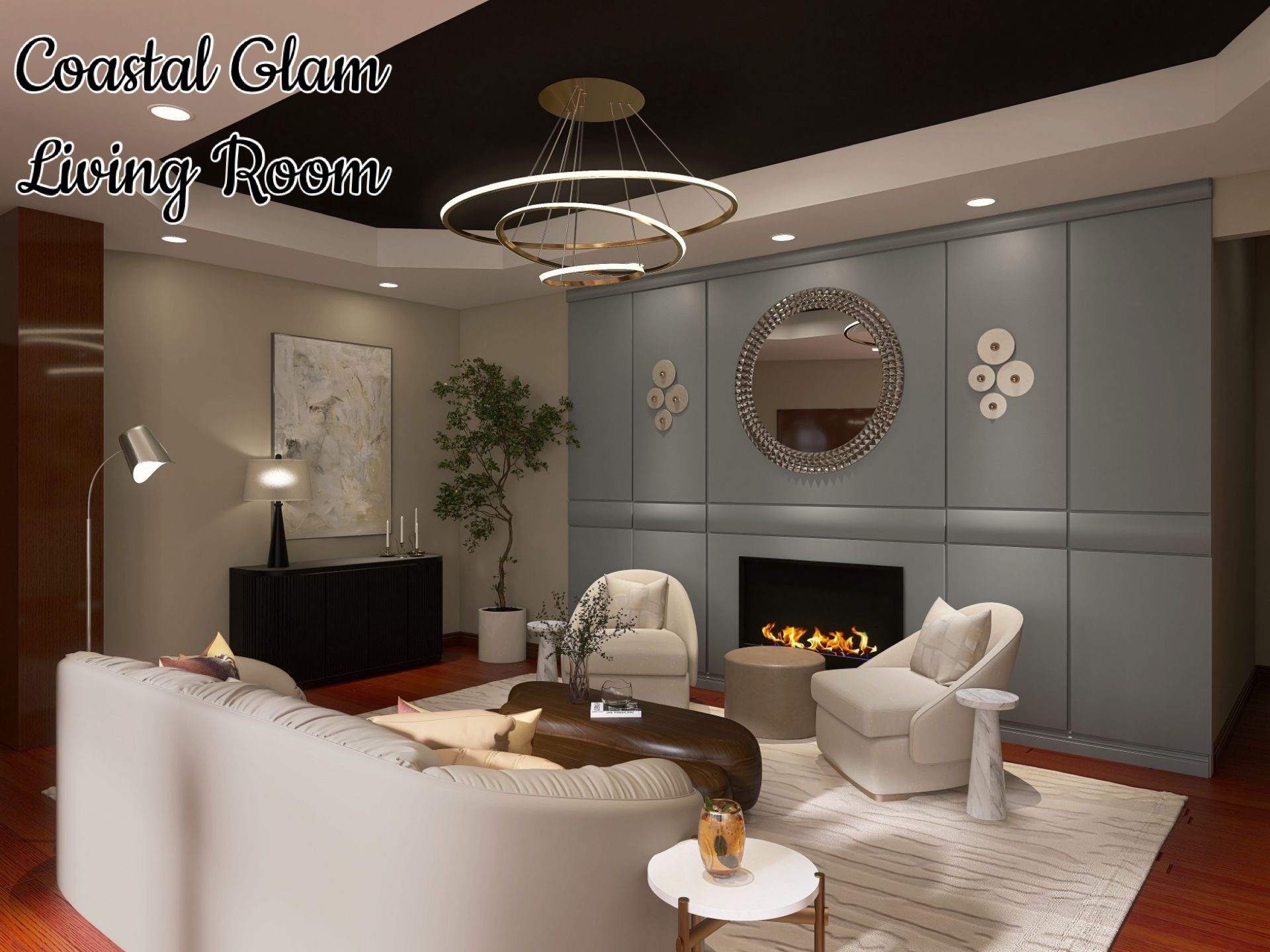 Designed by Olivia
Coastal Glam Living Room

#LTKmomlife #LTKSeasonal #LTKHome
