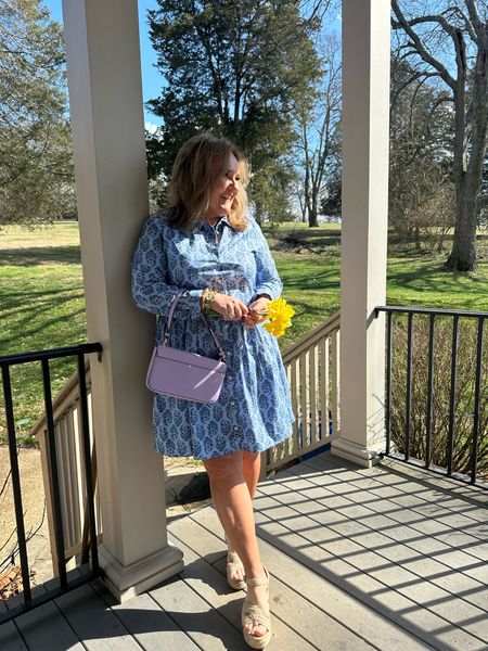 The sweetest cotton dress. Perfect for Easter and all the spring events. Go your larger size the shoulders sleeves need it  I’m in a 14. 

#LTKfindsunder100 #LTKover40 #LTKSeasonal