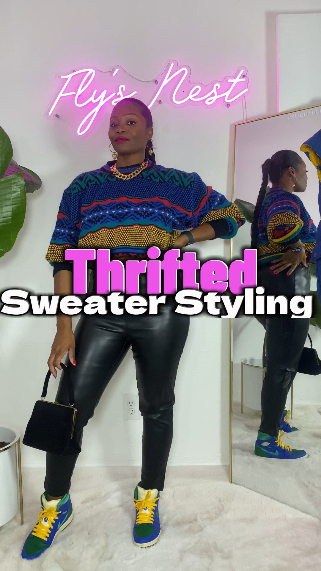 Fall styling at its finest! I find styling sweaters troublesome as a curvy girl but paired with a slimmer bottom they work well! 

#LTKmidsize #LTKSeasonal #LTKover40