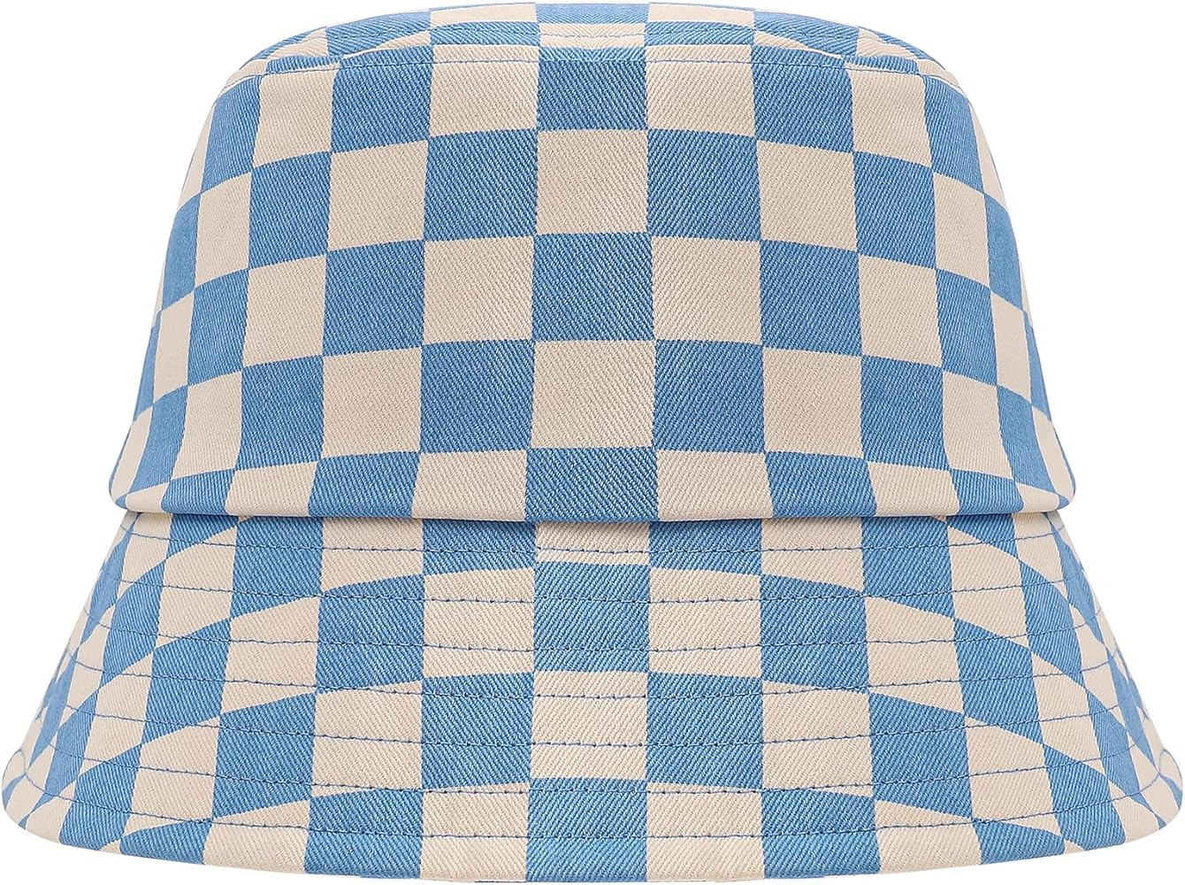 GuanGu Bucket Hat for Women Fashion Checkerboard Fisherman Cap Packable Sun Hat for Travel | Amazon (US)