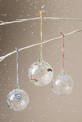 Pressed Bead Icon Glass Ornament | Anthropologie (US)