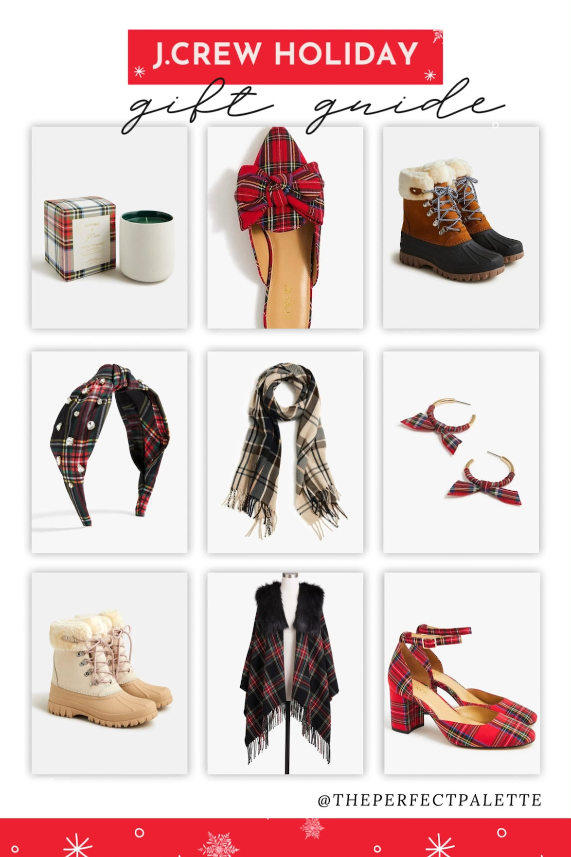 j.crew holiday gift guide 
j.crew gift guide 
j.crew factory 

holiday outfit
Christmas outfit
holiday pajamas
holiday gift guide
tartan
plaid
bow earrings
headband
scarf
slippers
bow flats

#LTKHoliday #LTKGiftGuide #LTKU