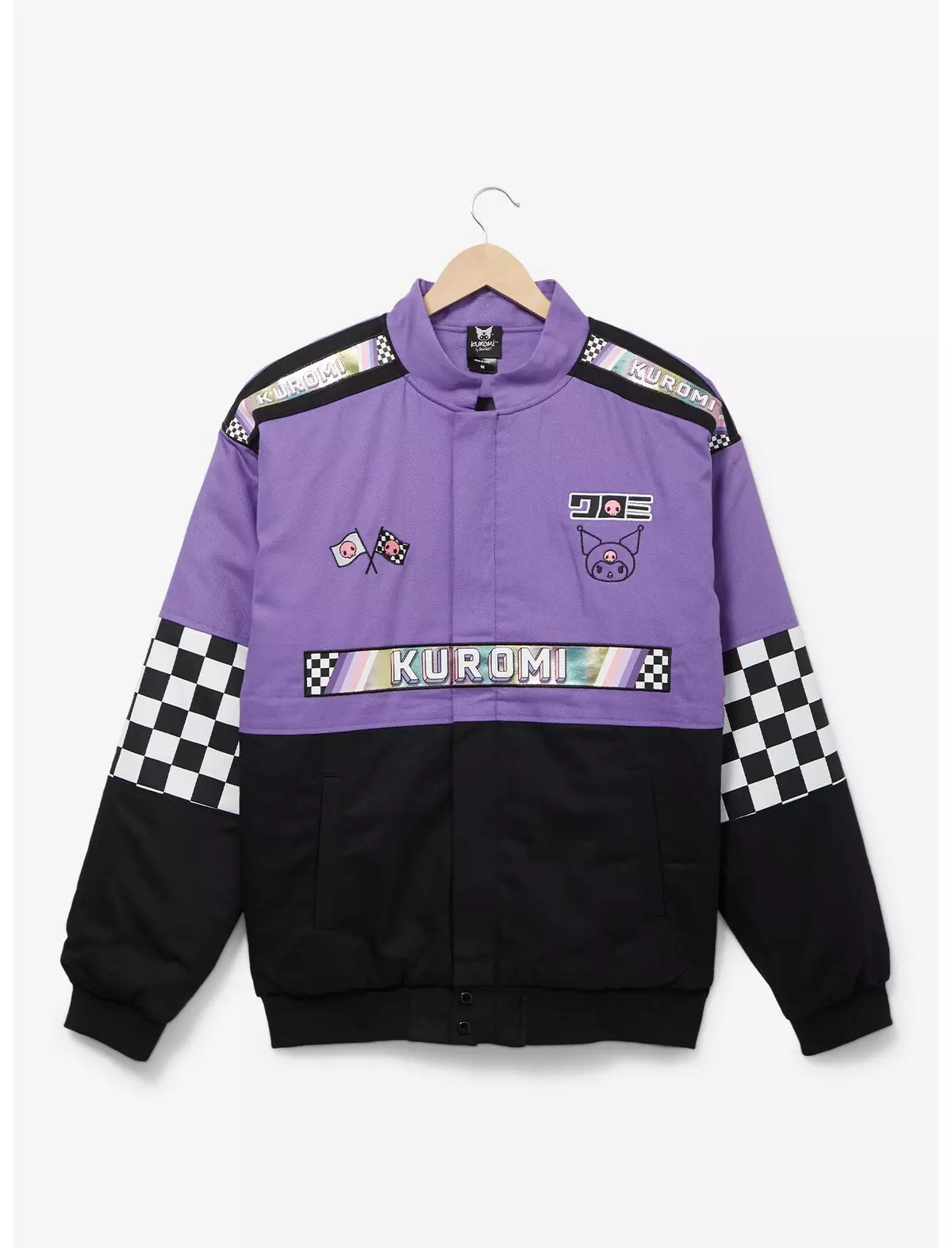 Sanrio Kuromi Checkered Racing Jacket - BoxLunch Exclusive | BoxLunch