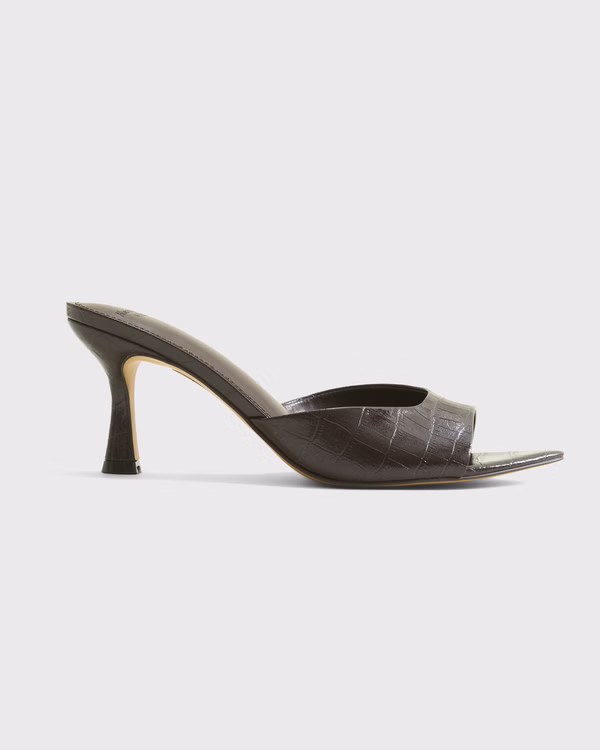Slip-On Mule Heels | Abercrombie & Fitch (US)