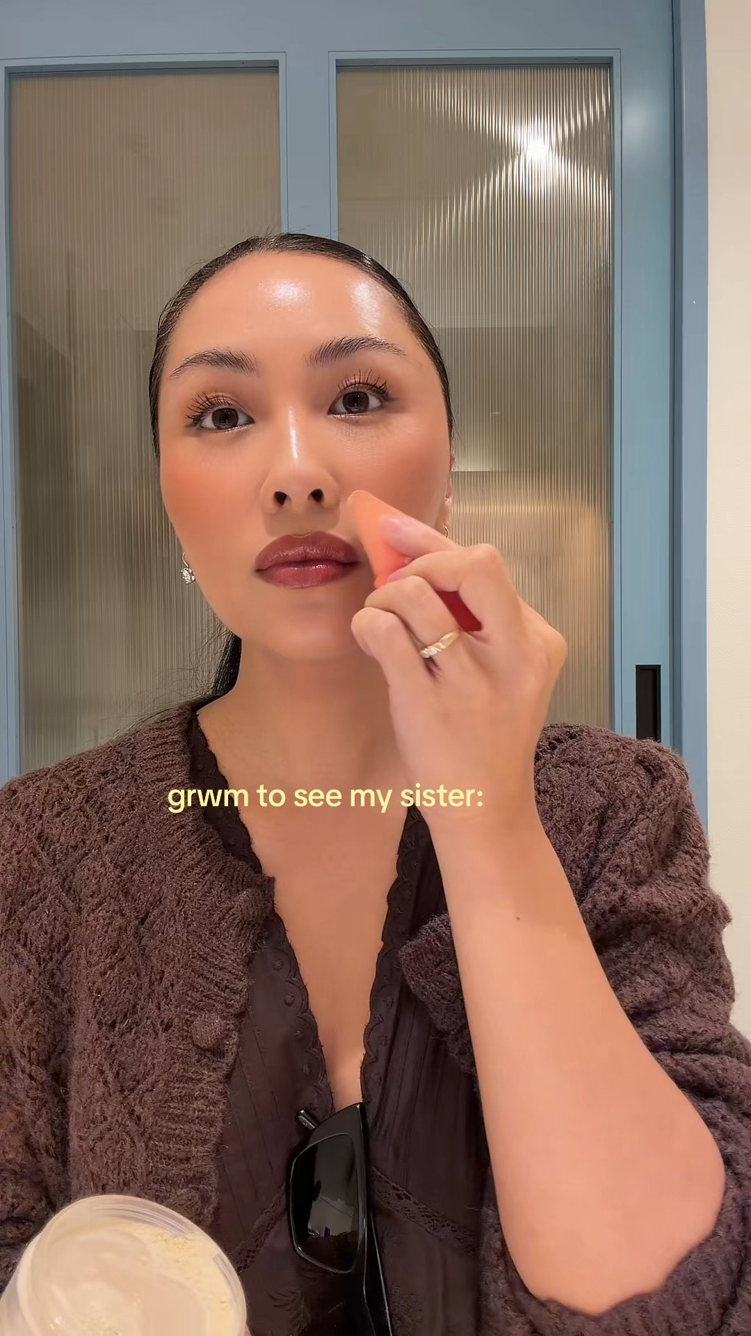 Setting my smile lines a little extra because I know I’m going to be hehe and haha with my sister all day 🤭

#LTKBeauty #LTKgrwm #LTKTravel