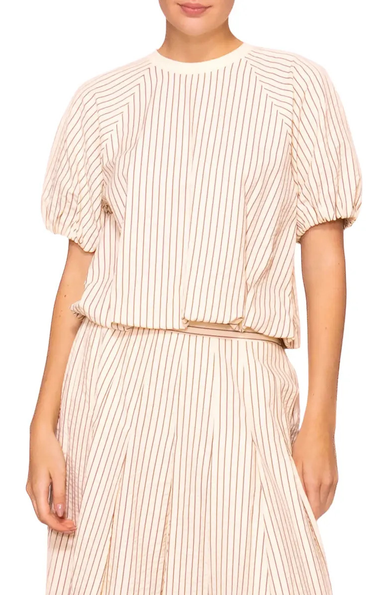 Stripe Puff Sleeve Top | Nordstrom
