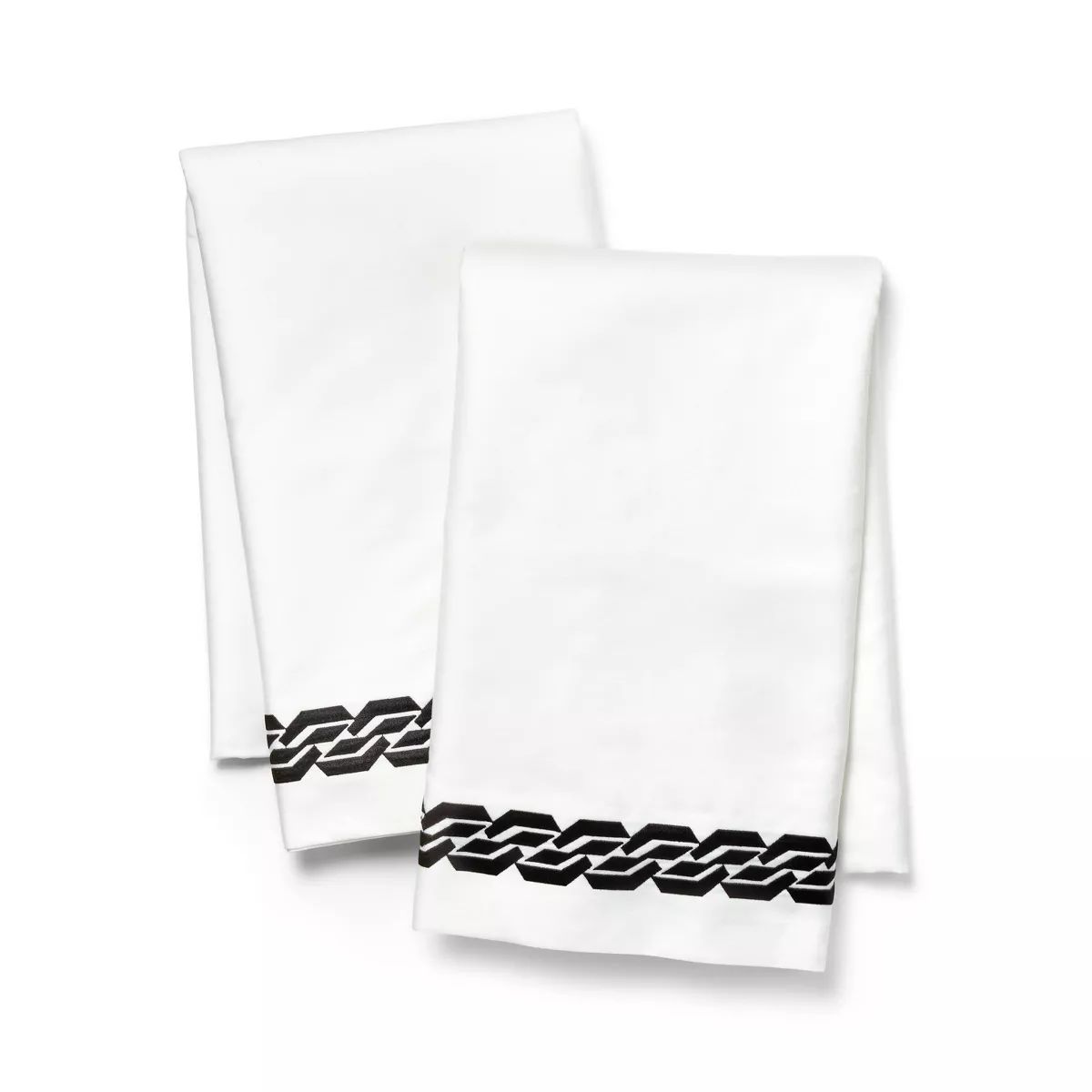 Black Chain Embroidery Pillowcase Set - DVF for Target | Target