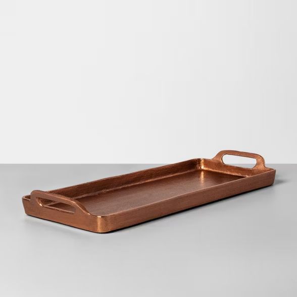 Antique Finish Decor Tray Copper - Hearth & Hand™ with Magnolia | Target