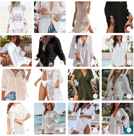 Summer coverups for the beach and the pool 

#LTKunder100 #LTKswim #LTKFind