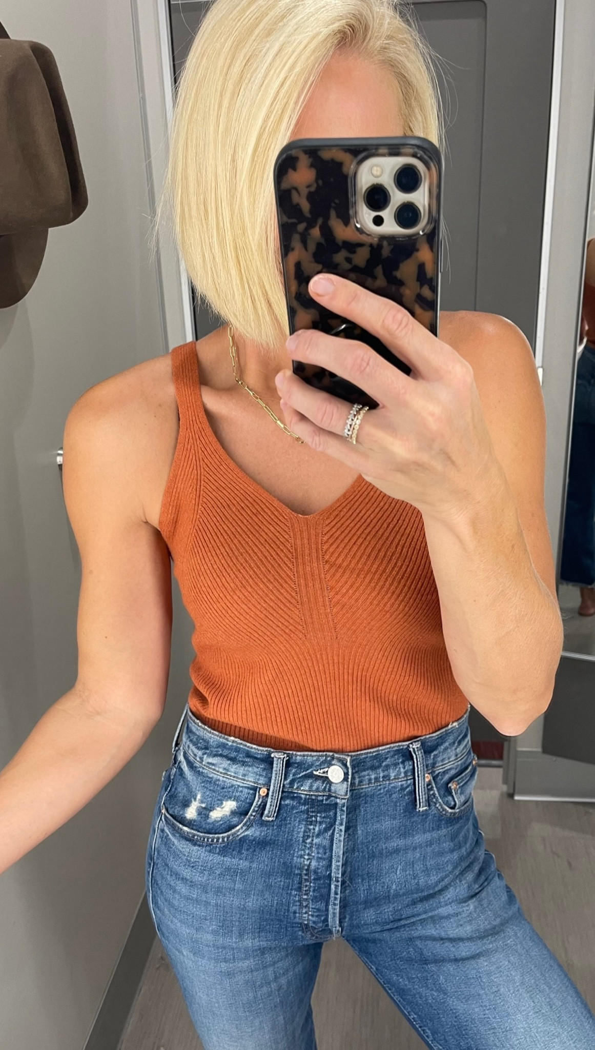 Such a cute sweater tank. Beautiful details and the fit it 🫶🏼. Wearing a medium. More colors!!


#LTKunder50 #LTKstyletip #LTKSeasonal