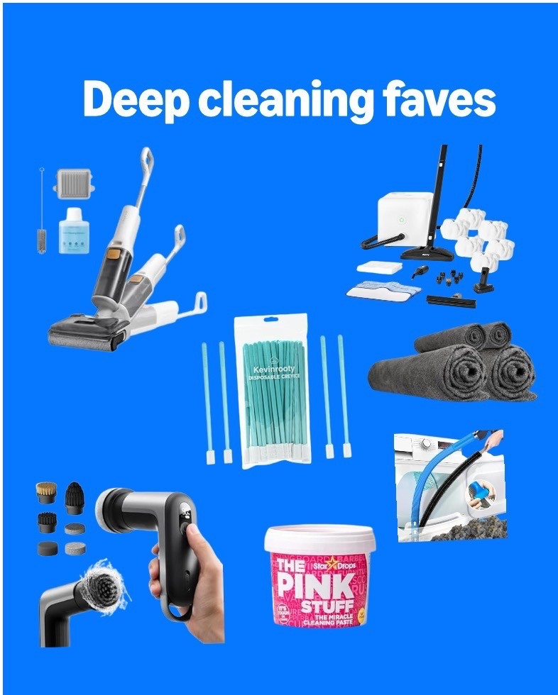 If you’re going to deep clean these tools make such a difference. 

Crevice cleaners will get all those hard to clean areas super clean (think crevices around stove, little indents in faucets that accumulate buildup, under sink seams) - SO satisfying. 

Residue free cleaning cloths? Yes, it’s possible.

And this wet/dry vacuum  gets hard services spotless and simultaneously dries them you don’t have wet floors for long.

home organization 

#LTKmomlife #LTKHome #LTKdayinmylife