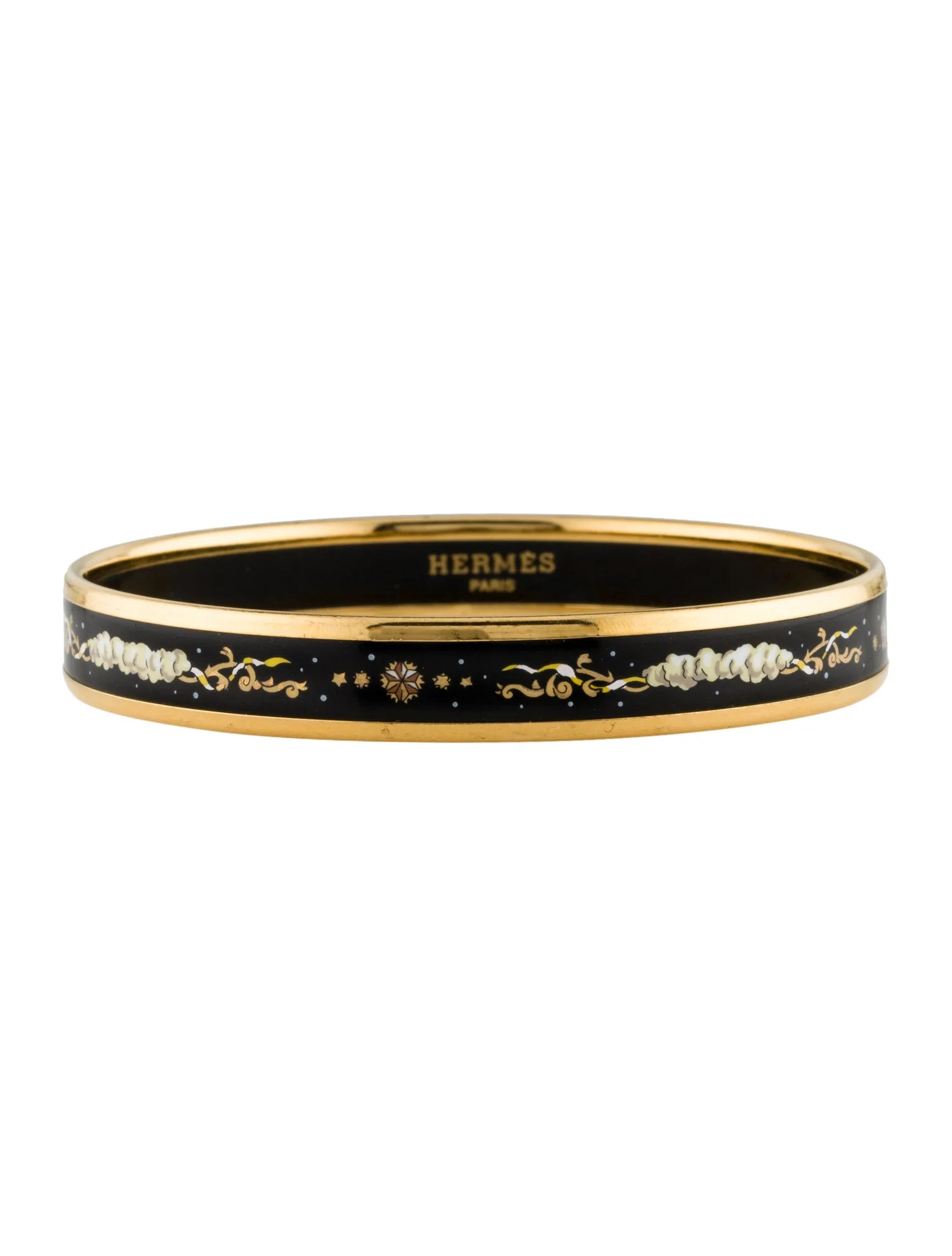 Narrow Enamel Bangle Bracelet | The RealReal