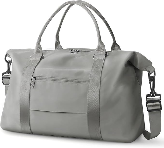 Travel Duffle Bag, Waterproof Weekender Bag Carry On Tote Bags for Women, Travel Essentials Sport... | Amazon (US)