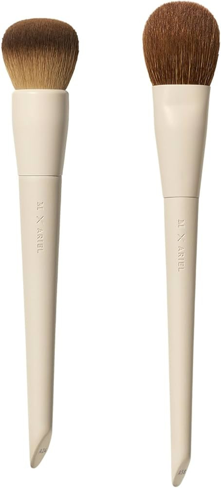 Morphe x Ariel Sunkissed Skin Duo - Makeup Brush Set Including A24 Signature Foundation & A58 Cre... | Amazon (US)