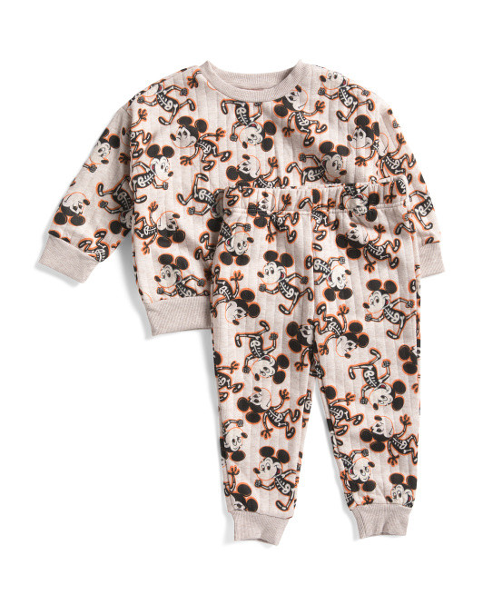 Toddler Boys Glow In The Dark Fleece Set | TJ Maxx