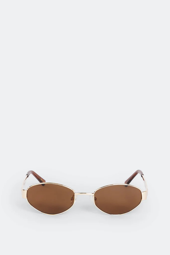 LUV LOU THE BOSTON GOLD SUNGLASSES | DISSH