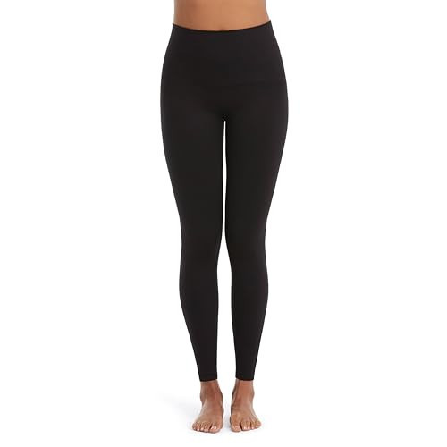 SPANX Leggings for Women Look at Me Now Seamless Leggings, Very Black, 1X | Amazon (UK)