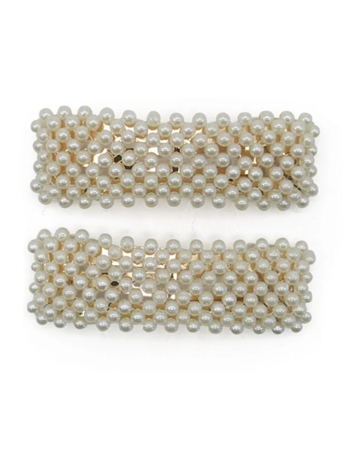 Morgan & TaylorGloria Hair Clip Set in Pearl | Myer