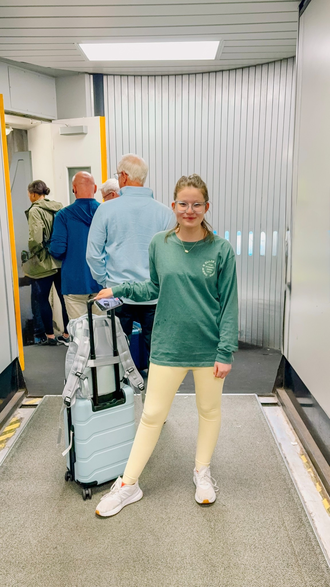 Ellie & Drew Holcomb travel outfit! Tee available on ellieholcomb.com 💛

#LTKActive