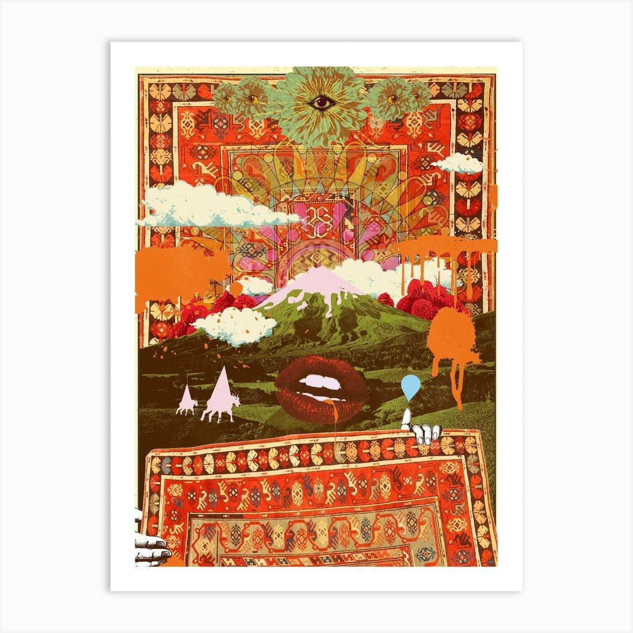 Morning Psychedelia Art Print | Fy! (UK)