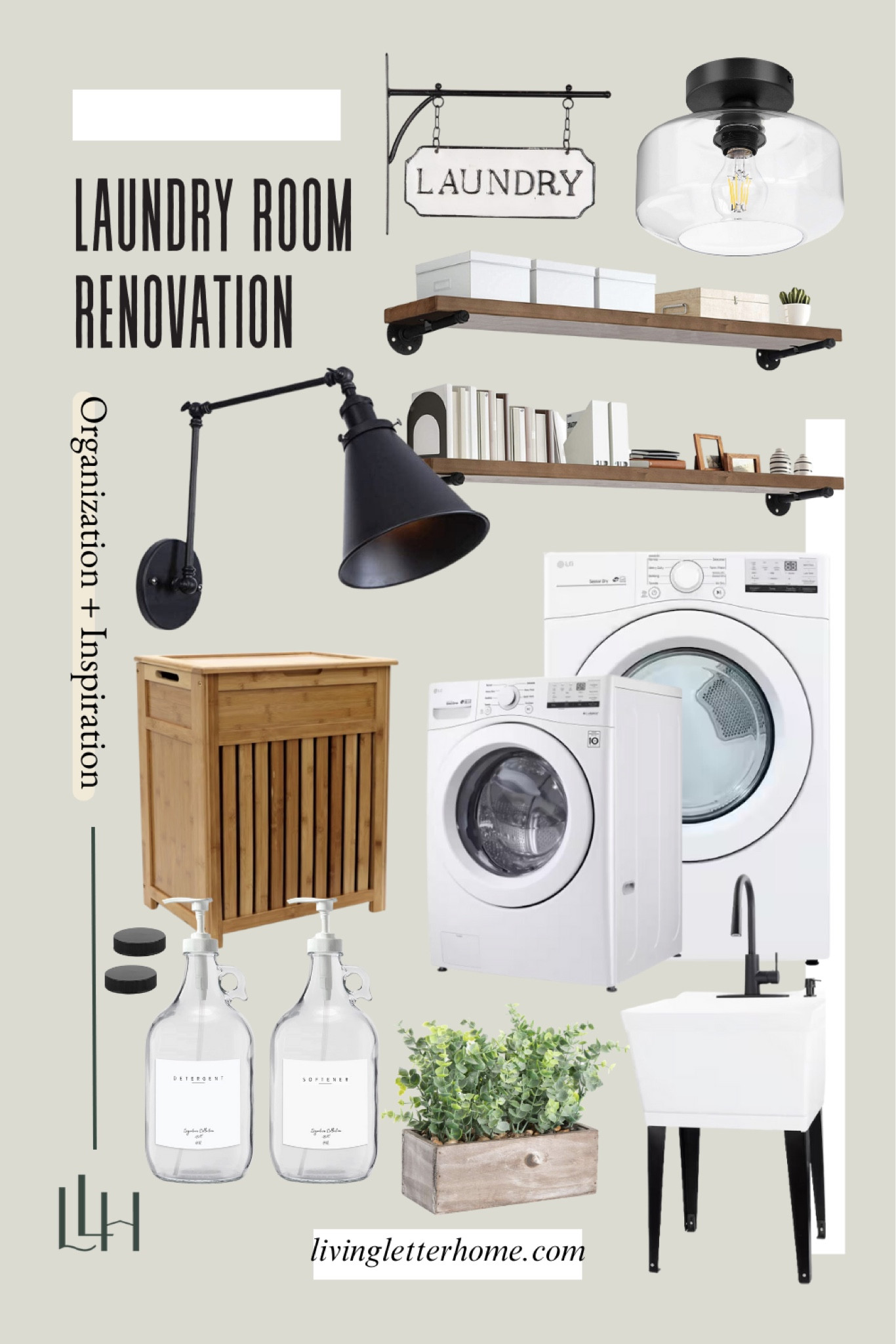 Needing some new laundry room organization? Or thinking of a complete remodel? I’ve done MULTIPLE laundry room flips between my own and our fixer uppers and one thing I always do - wooden overhead shelves! Search “laundry room” on the blog for more renovation and organization ideas! 

#LTKfamily #LTKhome #LTKsalealert